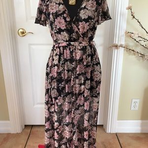 Band of Gypsies Floral Print Dress